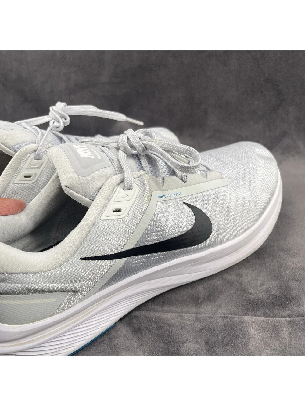 Nike Zoom Structure 24 Running Shoes Men’s US 11 White Black DA8535-004